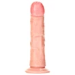 RealRock - tapadókorongos realisztikus dildó - 15,5 cm (testszínű)