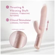 Blush Fraya - csiklókaros lökő vibrátor (pink)