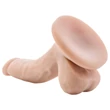 Dr. Skin 4 - tapadókorongos, herés élethű dildó (natúr, 12 cm)