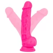 Blush Neo - tapadókorongos dildó - 19 cm (pink)