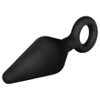 Anal Adventures Platinum S - anál plug (fekete) - kicsi