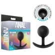 Anal Adventures Platinum Vibra Plug - anál dildó (fekete)