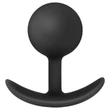 Anal Adventures Platinum Vibra Plug - anál dildó (fekete)