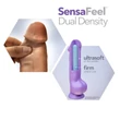 Blush Chub - élethű, tapadótalpas dildó - 18 cm (natúr)