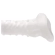 Perfect Fit Breeder - nyitott péniszköpeny (10 cm, fehér)