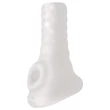 Perfect Fit Breeder - nyitott péniszköpeny (10 cm, fehér)