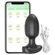 AlvUp - App-vezérelt análvibrátor (fekete)