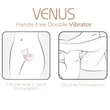 Adrien Lastic Venus - G-pont- és csikló vibrátor (pink)