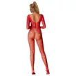 Subblime 952419 - csillogó strasszos overál - (piros) -XS-M