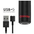 Oninder - App-vezérelt vibrátor (fekete)