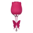 MARTINELLA Rose - akkus, nyelves 2in1 csiklóvibrátor (pink)