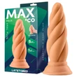 Max & Co Felix - csavaros anál plug - 15 cm (natúr)