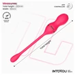 INTOYOU Kyra Pelvic - App-vezérelt vibrációs gésagolyó (pink)