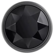 Evolved Black Gem - fém anál plug szett, fekete kővel (ezüst)