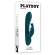 Playboy Rabbit - akkus, vízálló csiklókaros vibrátor (türkiz)