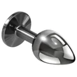 Playboy Tux - butt plug - kicsi (ezüst)