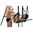 XR Brands - Sex sling állvánnyal (fekete)