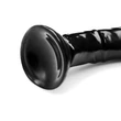 Hosed Anal Snake 19 - tapadókorongos anál dildó (fekete)