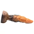 Creature Cocks Ravager - textúrált szilikon dildó - 20 cm (narancs)