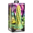 Creature Cocks Stegosaurus - szilikon dildó - 20 cm (zöld)