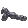 XR Brands Cyborg cock - lökő robotvibrátor távirányítóval (ezüst)