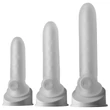 Fat Boy Micro Ribbed - péniszköpeny (15cm) - fehér