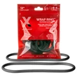 Perfect Fit Slim Wrap 12 - vékony péniszgyűrű - fekete (30 cm)
