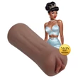 XKIN Beauty Queen Lulu - élethű műpunci maszturbátor (sötét natúr)