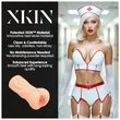 XKIN Tiffany Throatcheck - élethű műpunci maszturbátor (testszínű)