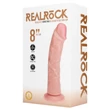 RealRock - tapadókorongos vibrátor (natúr, 20,5 cm)