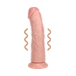 RealRock - tapadókorongos vibrátor - natúr (20,5cm)