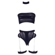 Le Désir Plus Size - 3 részes fehérnemű szett - fekete (XL-4XL)