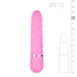 Easytoys Diamond - csavart rúd vibrátor (pink)