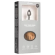 EasyToys Fox NO1 - fém anál plug rókafarokkal (ezüst-vörös)
