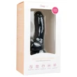 Easytoys - tapadókorongos, herés dildó (15 cm, fekete)