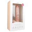 EasyToys - tapadókorongos, herés nagy dildó (26,5 cm, testszínű)