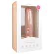 Easytoys - tapadókorongos, herés nagy dildó (29,5 cm, natúr)