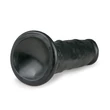 EasyToys - tapadókorongos élethű dildó (15,5 cm, fekete)