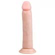 Easytoys - tapadókorongos élethű dildó (20,5cm) - natúr