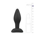 Easytoys - szilikon anál plug - kicsi (fekete)