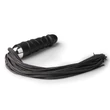 EasyToys Flogger - korbács és szilikon dildó egyben (fekete)