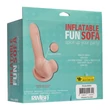 Inflatable Fun - felfújható pénisz szófa - 66 cm