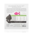 EasyToys Diamond - anál plug szett (pink)