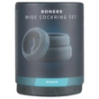 Boners - szilikon péniszgyűrű szett - 3 db (szürke)