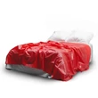 Easytoys - lakk lepedő - 180x230 cm (piros)