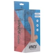 Real Fantasy Vince - herés fitymás dildó - 19,5 cm (testszínű)