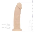 Real Fantasy Winston - tapadókorongos vibrátor - 19 cm (natúr)