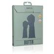 BUTTR Gauntlets - latex fisting, ökölszex kesztyű (fekete)