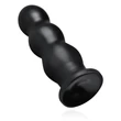BUTTR Tactical III - tapadókorongos dildó (fekete)