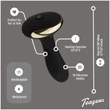 Teazers - fűthető anális vibrátor és prosztata stimulátor (fekete)